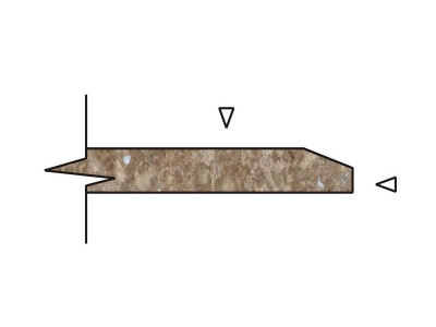 Bevel edge of 20X8