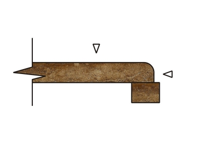 Thicken 1/4 round edges