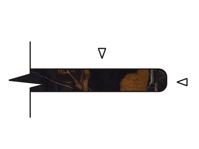 Double 1/4 round edges